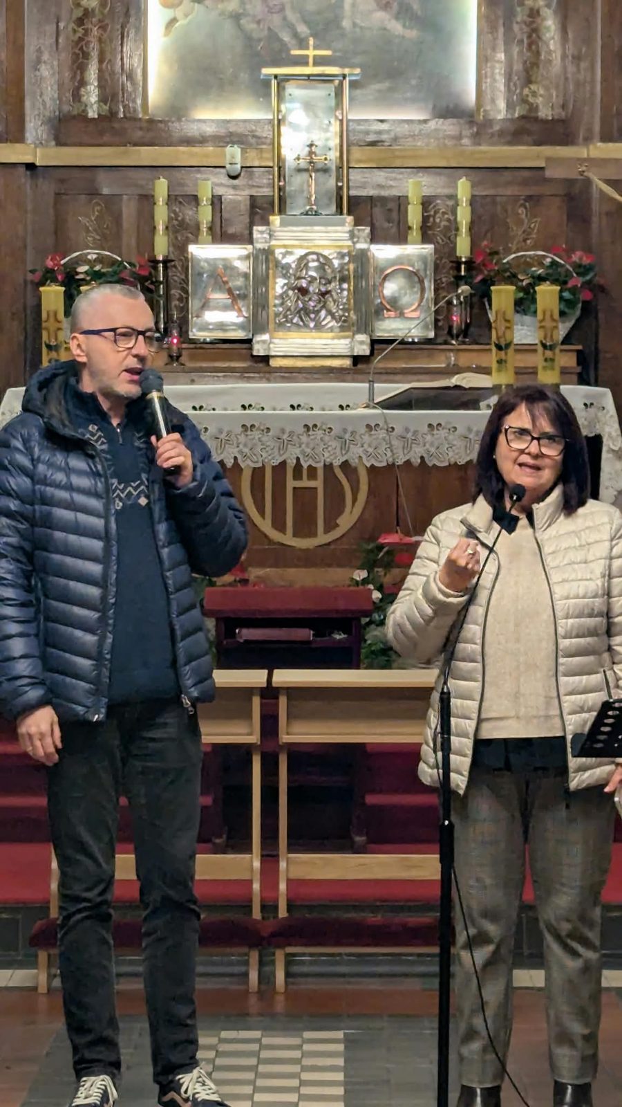 Świadectwo przy ołtarzu w parafii św. Franciszka z Asyżu w Łodzi